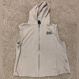 Harley Davidson Beige Vest Women’s Size L